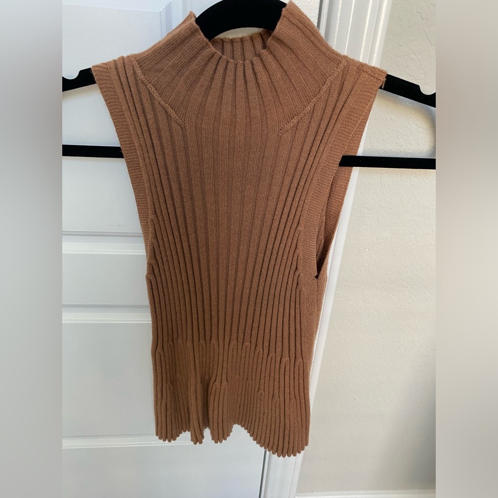 Anthro Turtle Neck Sweater Tank